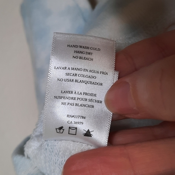 Rails Ramona Blue Tie Dye Sweatshirt XXS - Picture 6 of 7